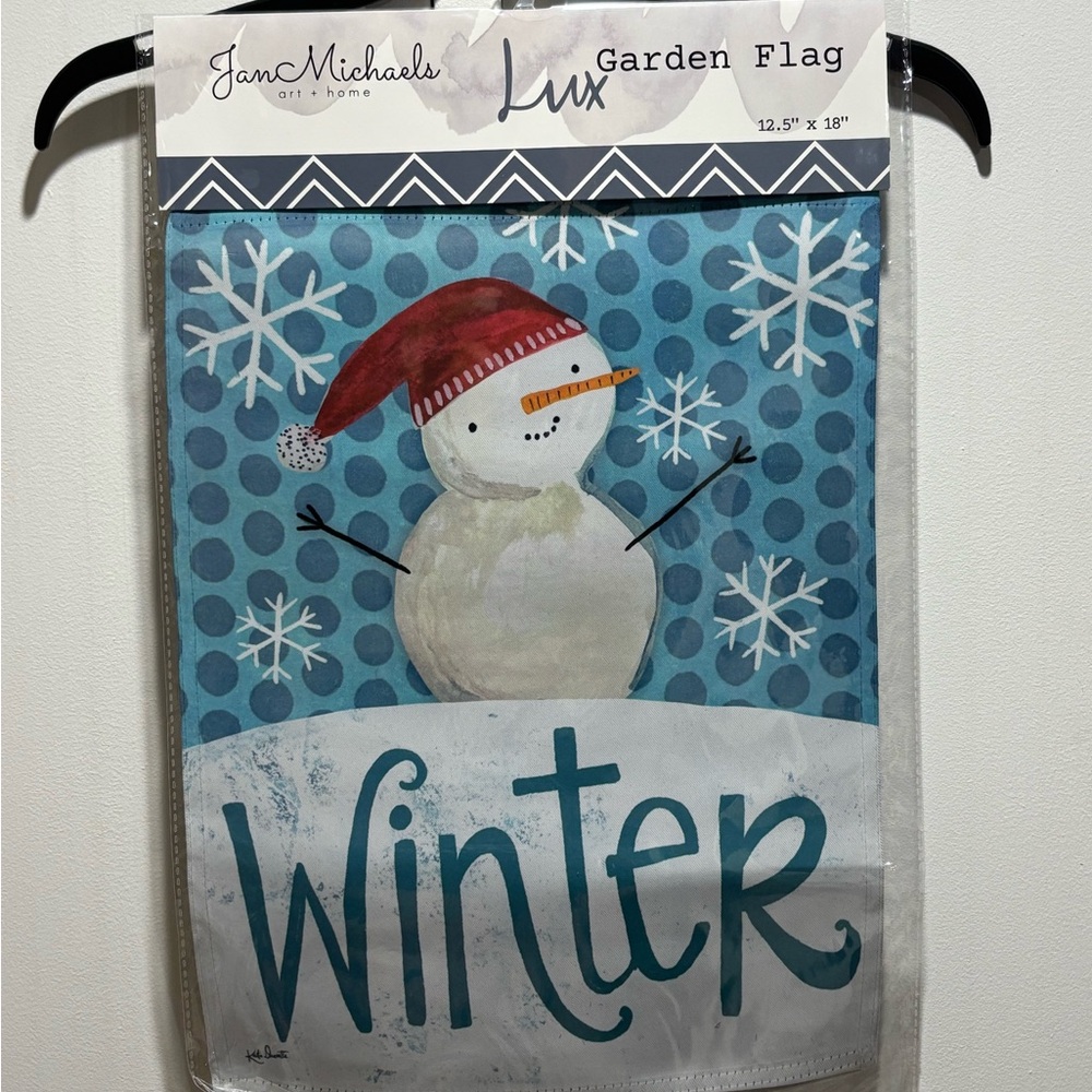 Jan‎ Michaels Lux Winter Garden Flag